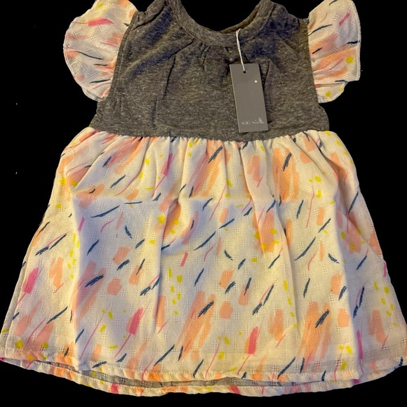 Miki Miette Nordstrom Baby Floral Dress - Dainty - 9 Months - NWT - Picture 1 of 12